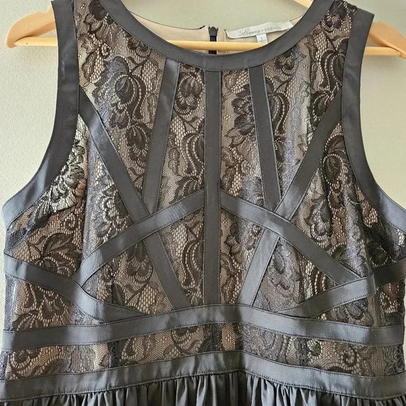 Lovers & Friends Revolve Harmony Black Lace Top Solid  Skirt Mini Black Dress L. - Picture 12 of 16